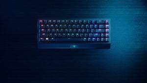 Razer BlackWidow V3 Mini Hyperspeed 65% Wireless Mechanical Linear Switch Gaming Keyboard with Chroma RGB Backlighting - Black