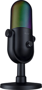 Razer - Seiren V3 Chroma RGB Condenser USB Microphone - Black