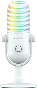 Razer - Seiren V3 Chroma Condenser USB Microphone - White