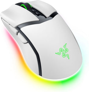 Razer - Cobra Pro Wireless Gaming Mouse with Chroma RGB Lighting and 10 Customizable Controls - White