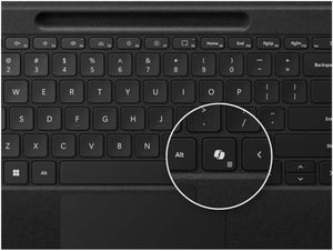 Microsoft - Pro Flex Keyboard for Pro (11th Edition), Pro 9, Pro 8 and Surface Slim Pen (2nd Edition) - Black