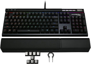 HyperX - Alloy Elite RGB Mechanical Clicky Cherry MX Blue Switch Gaming Keyboard - Black