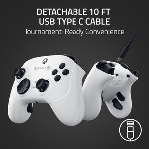 Razer - Wolverine V3 Wired Gaming Controller Tournament Edition - White