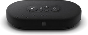 Microsoft - Modern USB-C Speaker, 2- Way Compact Stereo Speaker, Call Controls, Noise Reducing Microphone for Teams & Zoom - Black