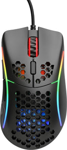 Glorious - Model D- Minus Wired RGB Gaming Mouse - Matte Black