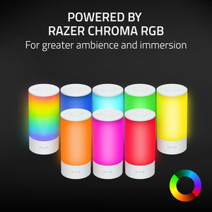 Razer - Aether RGB LED Lamp Pro with Multi-Zone Lighting - White