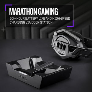 RIG - 900 MAX HX Dual Wireless Gaming Headset and Base Station for Xbox, PlayStation, Nintendo Switch & PC - Black