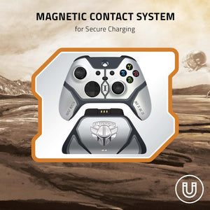 Razer - Xbox Wireless Controller and Quick Charging Stand - The Mandalorian Beskar Edition
