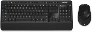 Microsoft Desktop 3050 Wireless Keyboard and Mouse (Canada PP3-00002) - Black