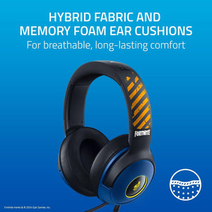 Razer - Kraken V3 X Wired Gaming Headset - Fortnite Edition Certified Refurbished