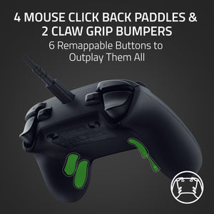 Razer - Wolverine V3 Tournament Edition Wired Gaming Controller with 6 Remappable Buttons for Xbox Series X|S, PC - Black