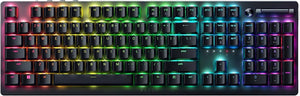 Razer - DeathStalker V2 Pro Wireless Clicky Purple Optical Switch RGB Gaming Keyboard - Black