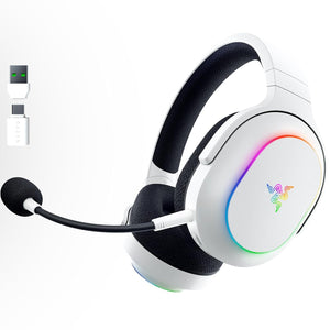 Razer - Barracuda X Chroma Wireless Multi-Platform Gaming Headset with 6 Zone Earcup Lighting - White