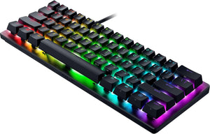 Razer - Huntsman V3 Pro Mini 60% Wired Analog Optical Esports Keyboard with Rapid Trigger and Adjustable Actuation - Black