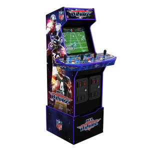 Arcade1Up NFL Blitz with Riser and Lit Marquee Arcade Game Machine