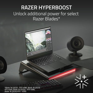 Razer - Laptop Cooling Pad with Intelligent Fan Control and Chroma RGB for Laptops 14