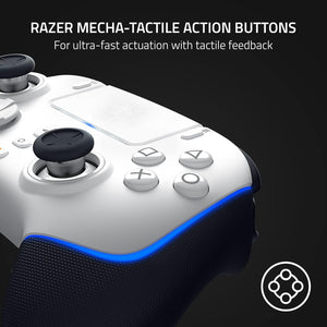Razer - Wolverine V2 Pro Wireless Gaming Controller for PS5 and PC with 6 Remappable Buttons - White