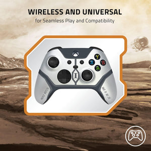 Razer - Wireless Controller & Quick Charging Stand for Xbox - The Mandalorian Beskar Edition