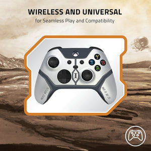 Razer - Xbox Wireless Controller and Quick Charging Stand - The Mandalorian Beskar Edition