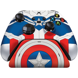 Razer - Xbox Wireless Controller and Quick Charging Stand - Captain America Edition