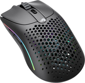 Glorious - Model O 2 Lightweight Wireless Gaming Mouse with BAMF 2.0 Sensor - Matte Black