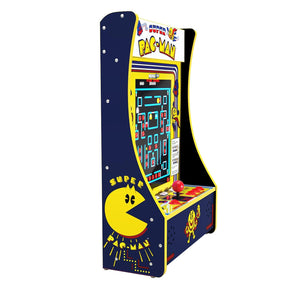 Arcade1Up Super Pac-Man 10 Game Partycade with Lit Marquee
