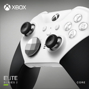 Microsoft - Elite Series 2 Core Wireless Controller for Xbox Series X/S, Xbox One, and Windows PCs - White