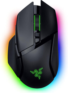 Razer - Basilisk V3 Pro 35K Wireless Ergonomic Gaming Mouse with HyperScroll Tilt Wheel and Chroma RGB Lighting - Black