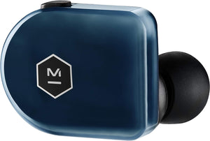 Master & Dynamic MW07 Plus True Wireless Earphones - Noise Cancelling with Mic Bluetooth, Lightweight in-Ear Headphones (Steel Blue)