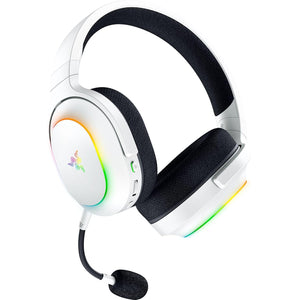 Razer - Barracuda X Chroma Wireless Multi-Platform Gaming Headset with 6 Zone Earcup Lighting - White