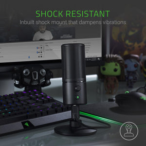 Razer - Seiren X USB Super Cardioid Condenser Microphone - Black