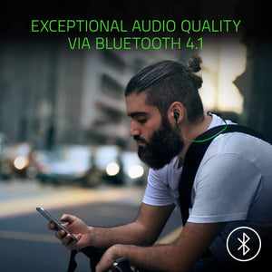 Razer - Hammerhead BT Wireless In-Ear Headphones - Green/Black