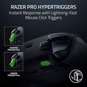 Razer - Wolverine V3 Pro Wireless Gaming Controller with 6 Remappable Buttons, Fast Triggers for Xbox Series X|S, PC - Black