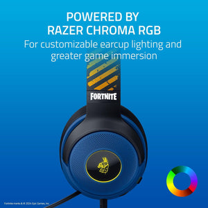 Razer - Kraken V3 X Wired Gaming Headset - Fortnite Edition Certified Refurbished