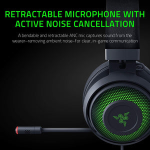 Razer - Kraken Ultimate USB Surround Sound Headset with ANC Microphone - Black