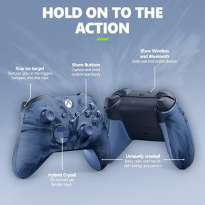 Microsoft - Xbox Wireless Controller for Xbox Series X/S, Xbox One, Windows - Stormcloud Vapor Special Edition