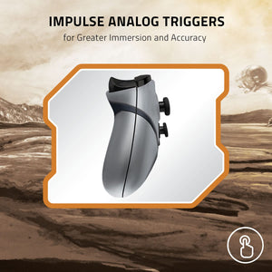 Razer - Xbox Wireless Controller and Quick Charging Stand - The Mandalorian Beskar Edition