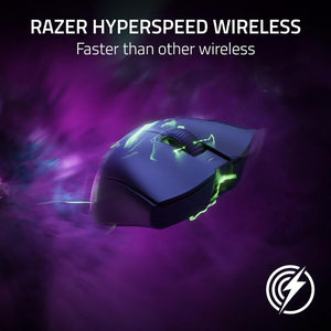Razer - DeathAdder V3 Pro Wireless Gaming Mouse and HyperPolling Wireless Dongle - Black