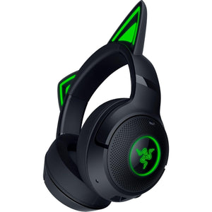 Razer - Kraken Kitty V2 Wireless Gaming Headset for PC, Mac, Mobile, and Tablet - Black
