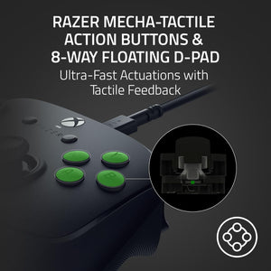 Razer - Wolverine V3 Tournament Edition Wired Gaming Controller with 6 Remappable Buttons for Xbox Series X|S, PC - Black