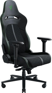 Razer - Enki Gaming Chair for All-Day Comfort - Black/Green