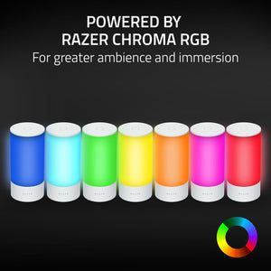 Razer - Aether Omnidirectional RGB LED Lamp for Gamer Rooms - White