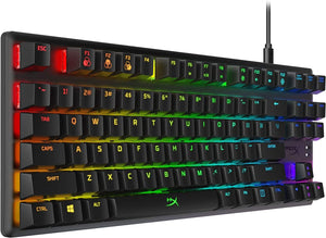 HyperX - Alloy Origins Core TKL Wired Mechanical Linear Red Switch Gaming Keyboard with RGB Back Lighting - Black
