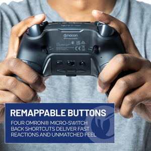 Nacon - Revolution 5 Pro Wireless Controller with Hall Effect Technology and Remappable Buttons for PS5, PS4 and PC - Black