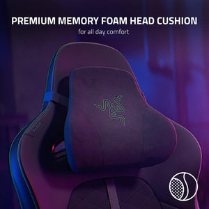 Razer - Enki Gaming Chair for All-Day Comfort - Black/Green