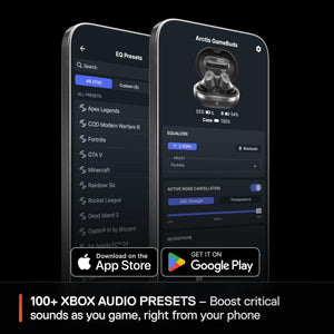 SteelSeries - Arctis GameBuds True Wireless Noise Cancelling Gaming Earbuds for Xbox, PS5, PS4, PC, Switch - Black