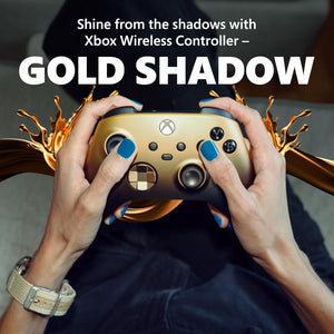 Microsoft - Xbox Wireless Controller for Xbox Series X/S, Xbox One, Windows - Gold Shadow Special Edition