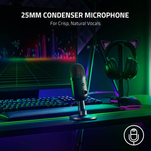 Razer - Seiren V2 X USB Condenser Microphone - Black