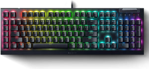 Razer - BlackWidow V4 X Yellow Switch Mechanical Gaming Keyboard with Chroma RGB - Black