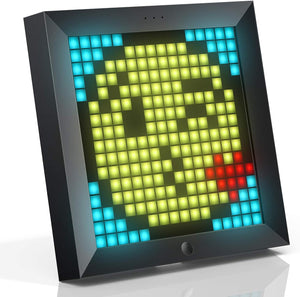 Divoom - Pixoo Pixel Art Digital Picture Frame with 16x16 LED Display APP Control - Black